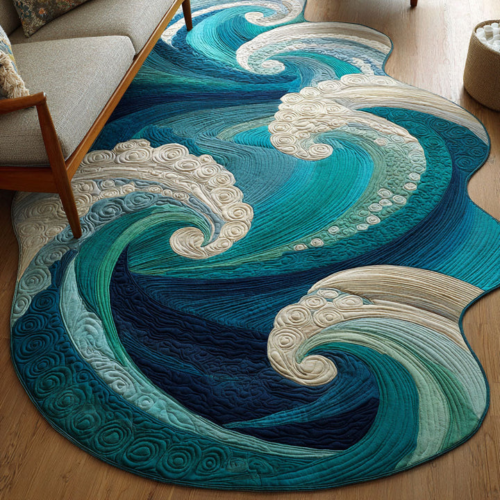 Alessia - Shaped Rug - Ocean Waves