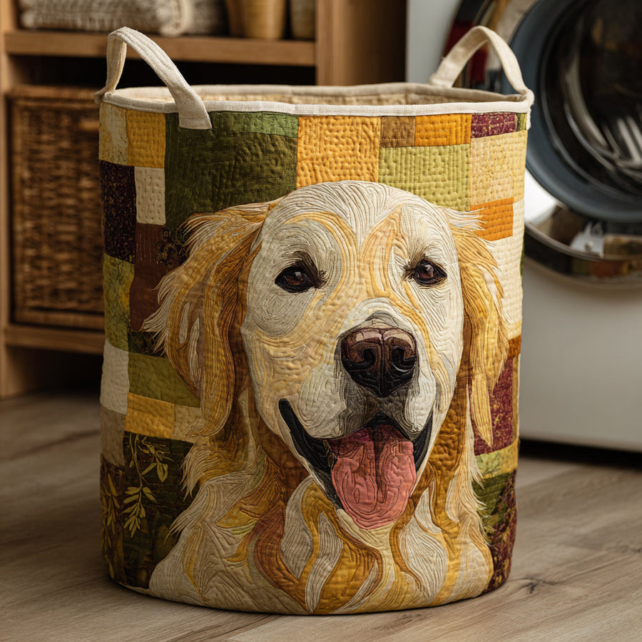 Happy Golden Retriever Laundry Basket – Helen & Rose Auckland