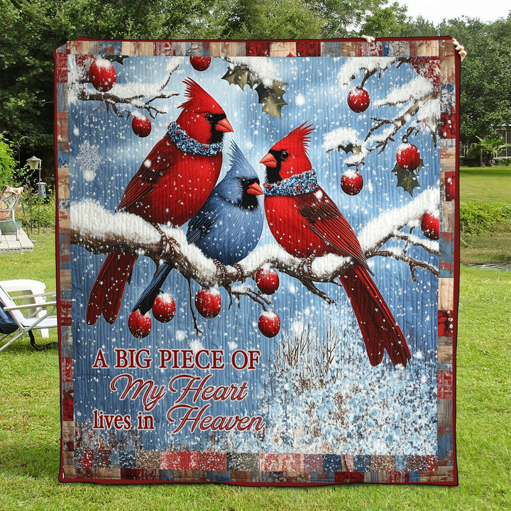 Herminia - Textile Wall Art - A Piece of My Heart Lives in Paradise (Large)