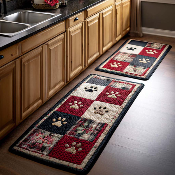 Jessa - 2-Piece Kitchen Mat Set - Cosy Paw Prints