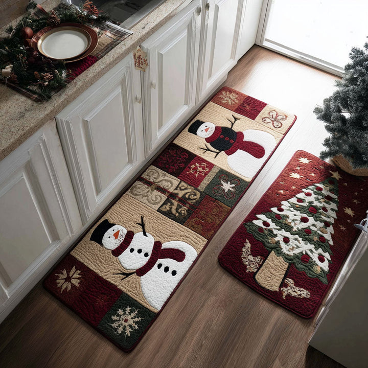 Kennedy - 2-Piece Kitchen Mat Set - Christmas Cosy