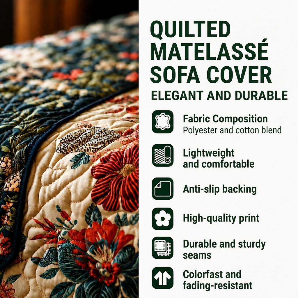 Cristina - Quilted Sofa Cover Labrador Retriever
