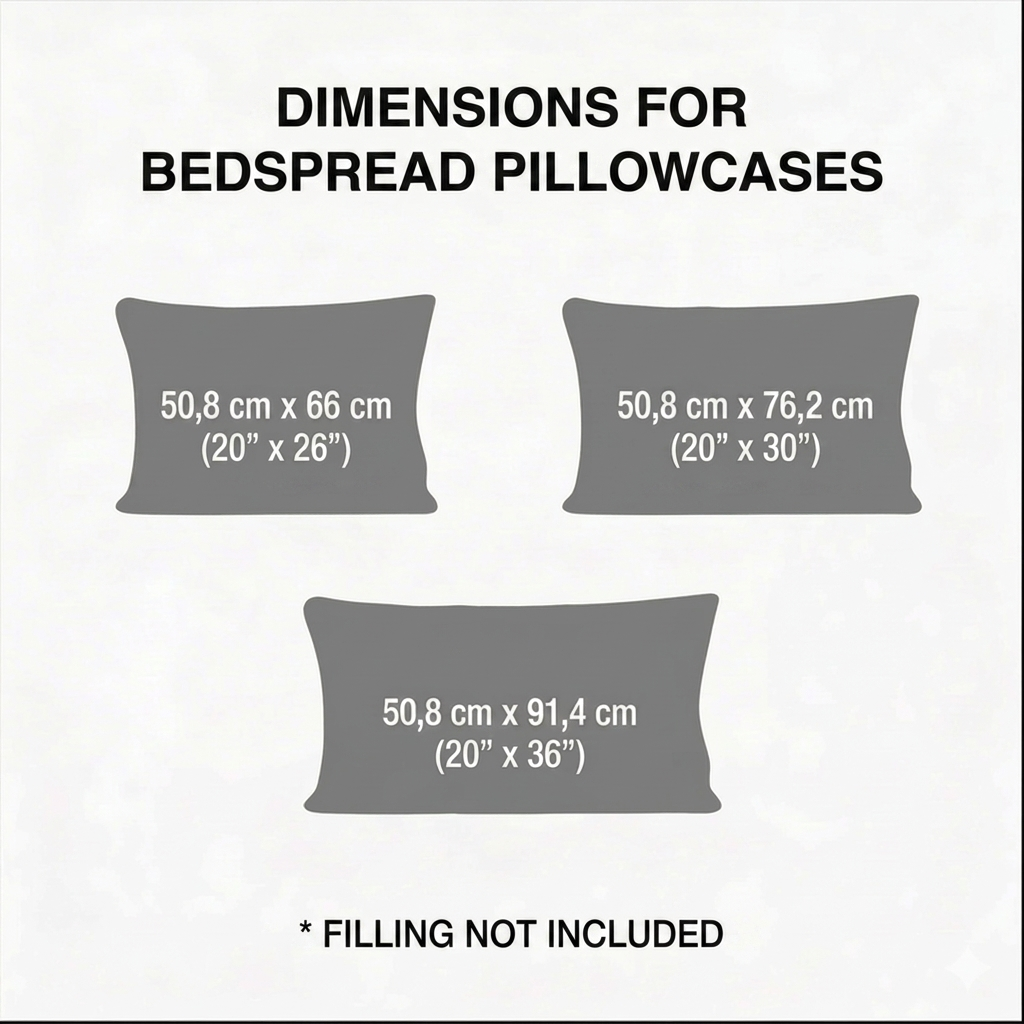 Quilted Decorative Pillowcase - Ocean Waves