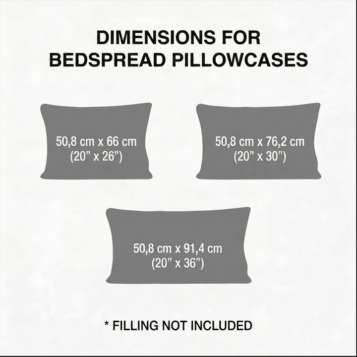 Quilted Decorative Pillowcase - Festive Forest