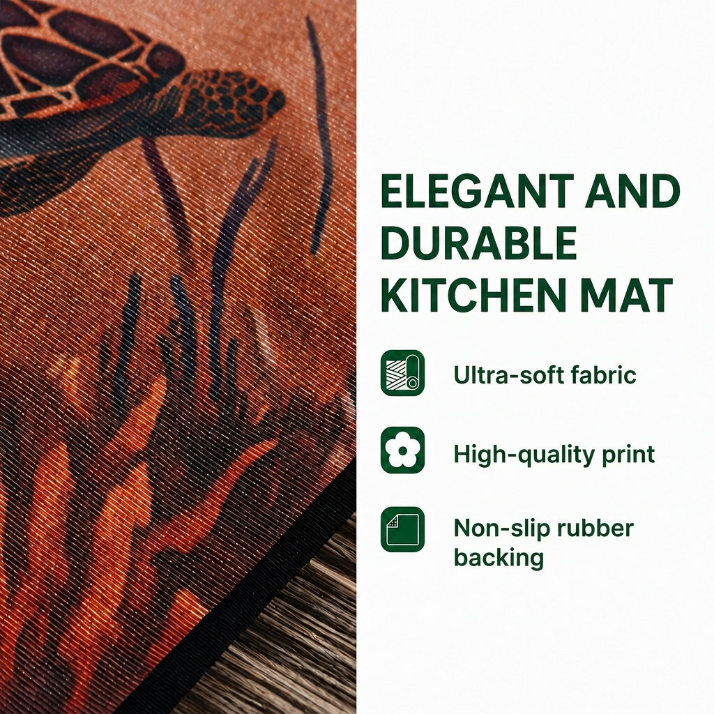 Miriam - 2-Piece Kitchen Mat Set - Soft Winter Light
