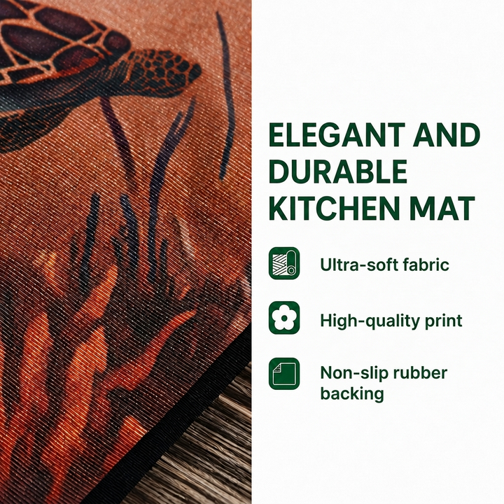 Harmony - 2-Piece Kitchen Mat Set - Evergreen Starry Night