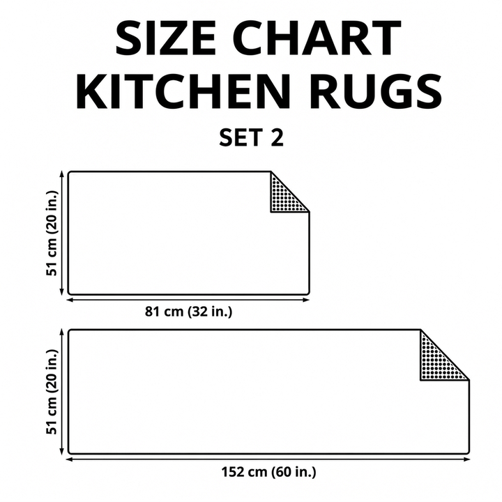 Nyla - 2-Piece Kitchen Mat Set - Forest Plaid