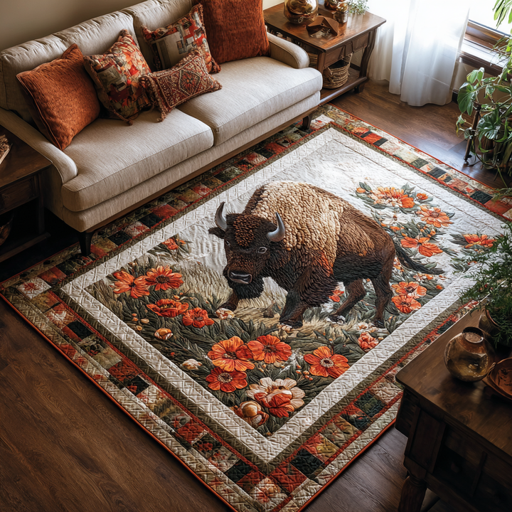 Thea - Decorative Rug - Amber Bison