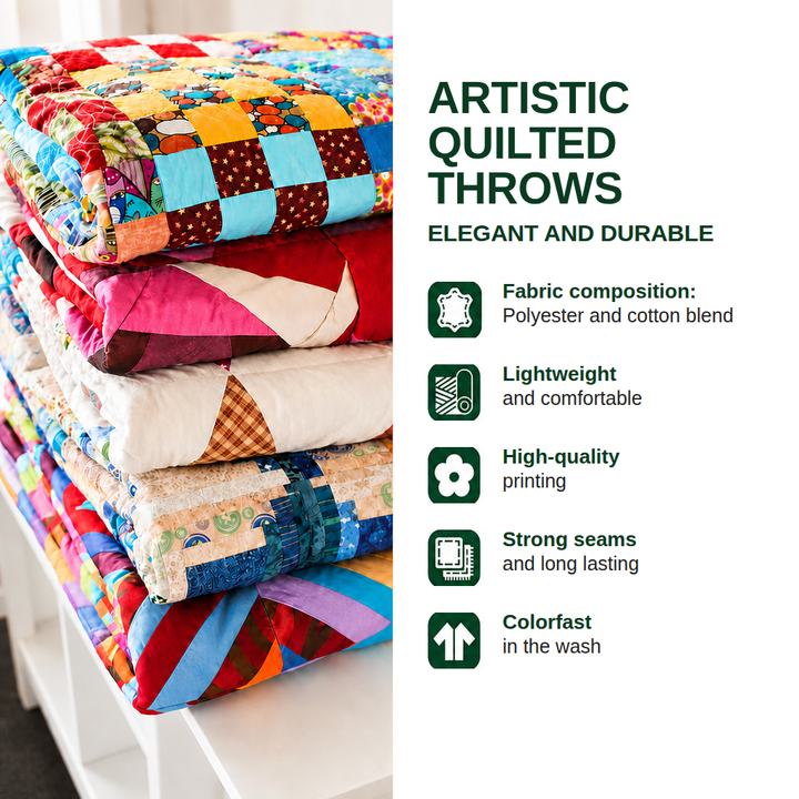 Marcella - Quilted Blanket - Graceful Horse