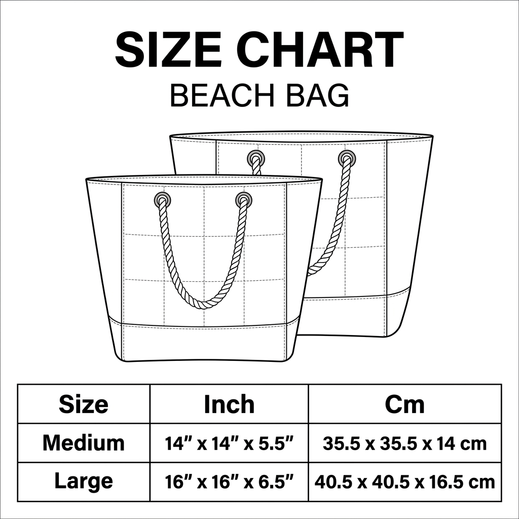 Handmade Beach Bag - Turtles and Starfish